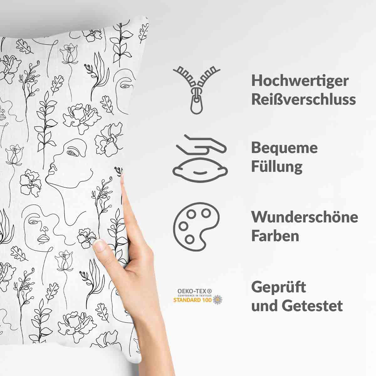 Gezondheidskussen Boho Bloemen