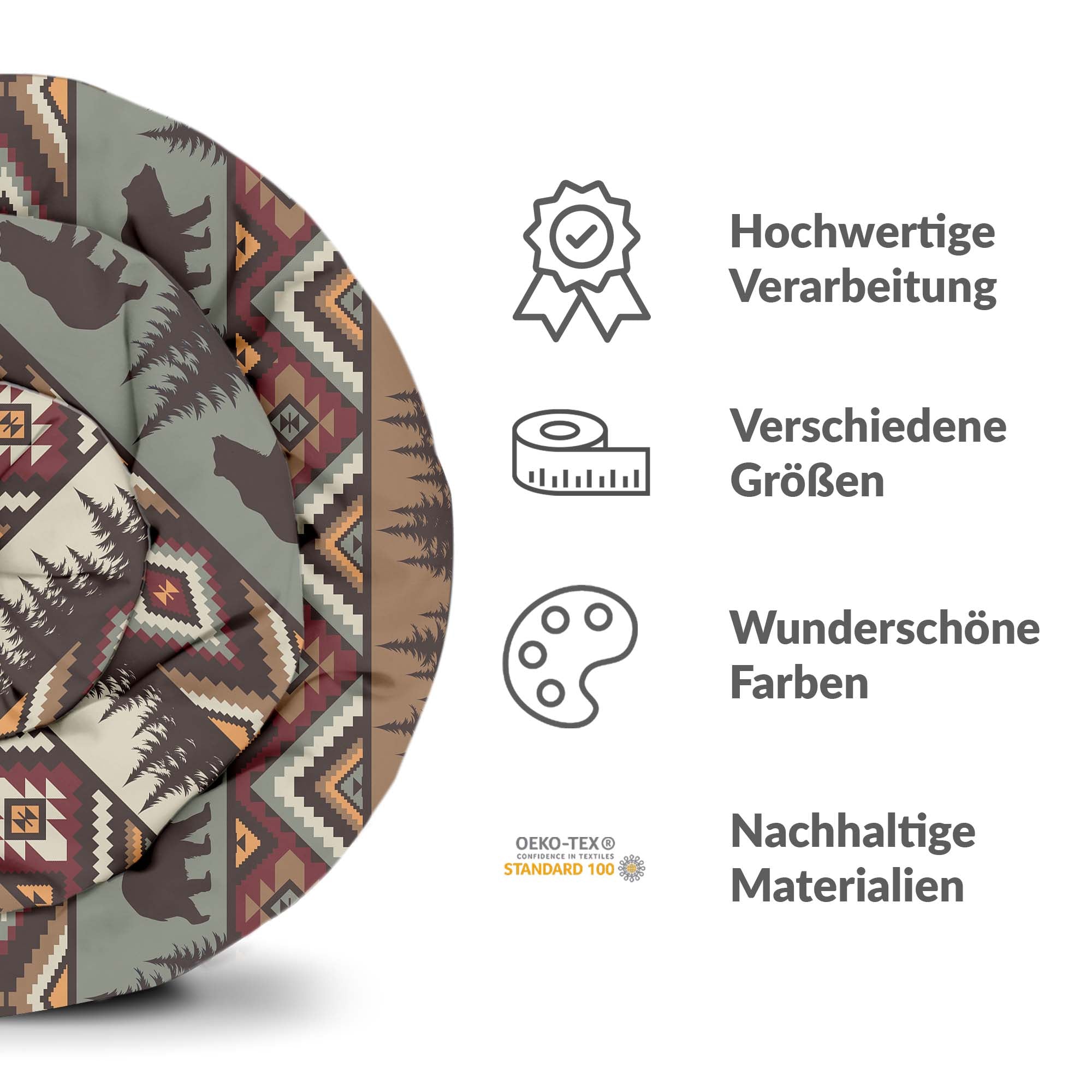 Original Therapiedecke - Baumwollbezug Braun Norwegen