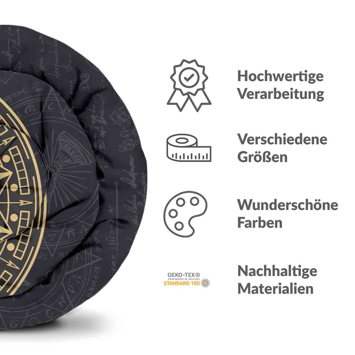 Original Therapiedecke - Baumwoll Bettwäsche Set Mystik Mandala