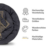 Therapiedekens Katoenen hoes Zwart Mystiek Mandala
