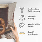 Gezondheidskussen met pretzels