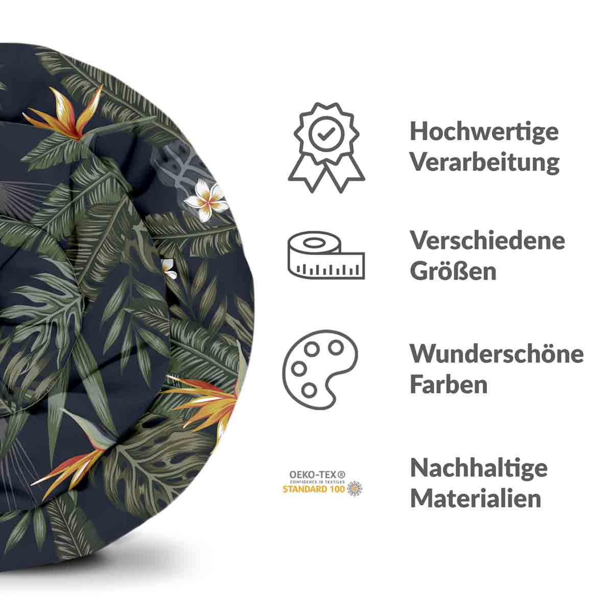 Originele therapiedeken - katoenen hoes regenwoud