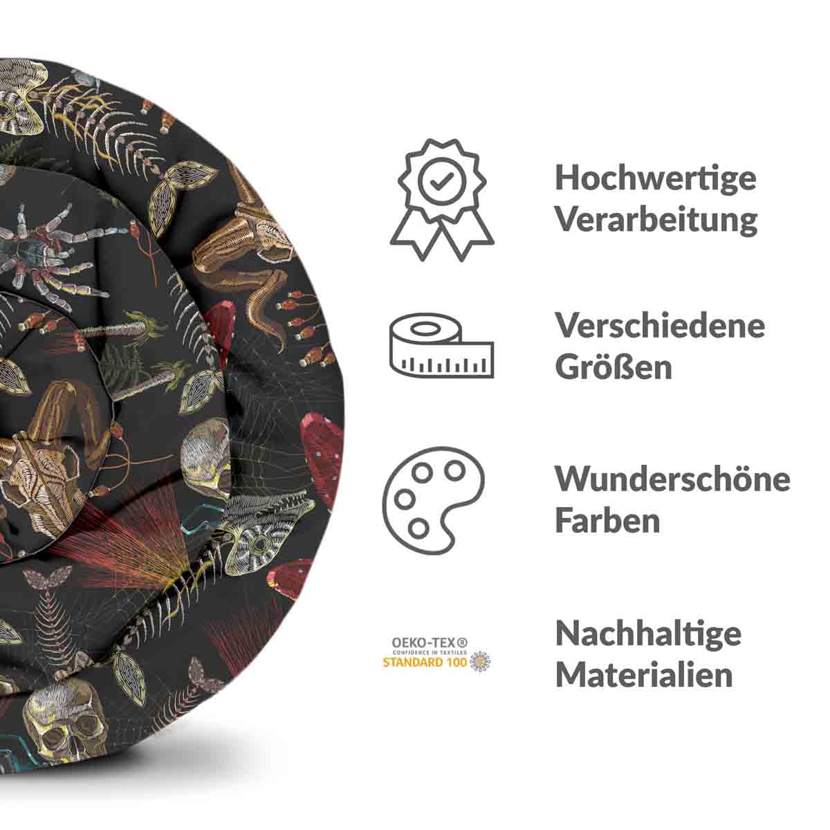 Therapiedekens Beddengoed Set Halloween Skelet