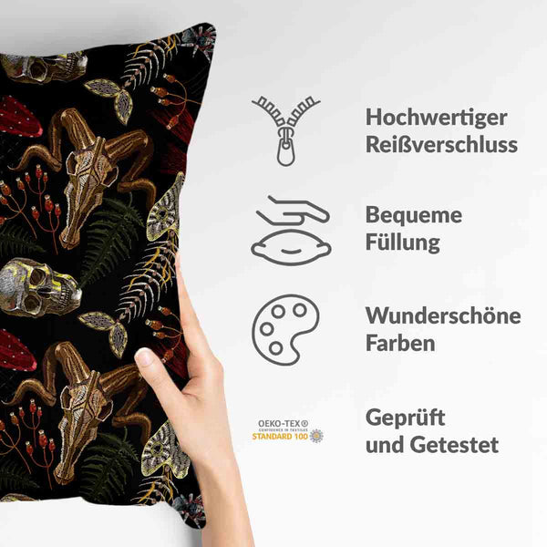 Gezondheidskussen Halloween Skelet