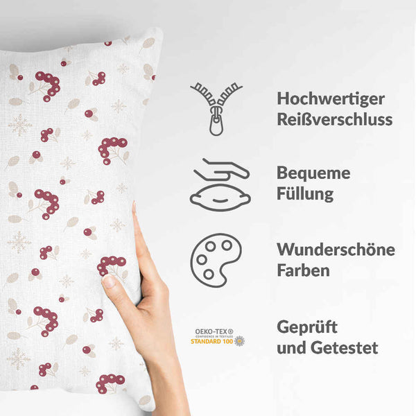 Gezondheidskussen met bessenstruik