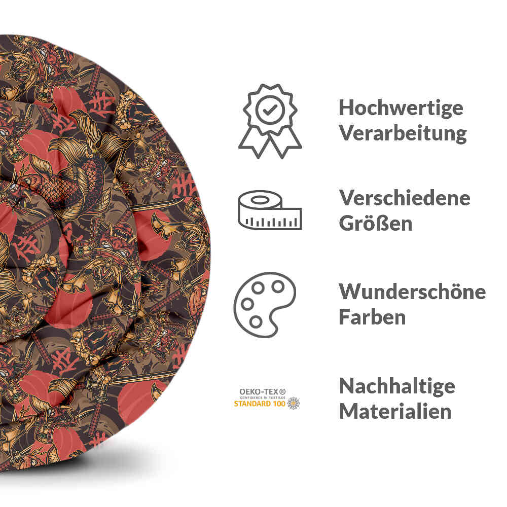 Therapiedekens beddengoed set Chinese vechtsport