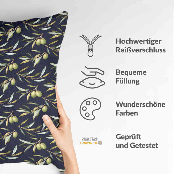 Gezondheidskussen met olijven