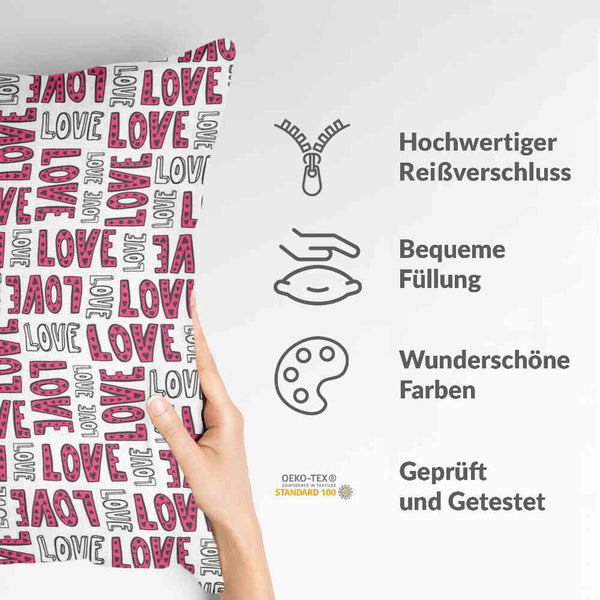 Gezondheidskussen Wit L.O.V.E