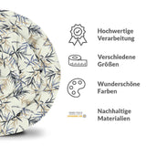 Therapiedecken katoenen hoes bladmotief beige