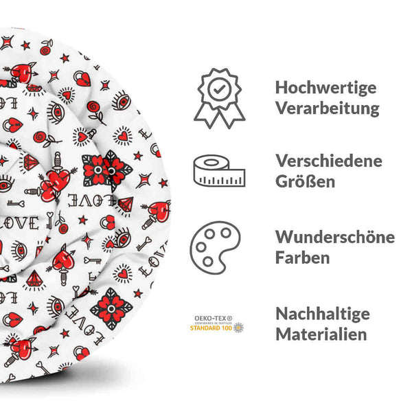Therapiedekens katoenen hoes gemengde liefde