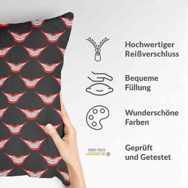 Gezondheidskussen Grijnzende Mond