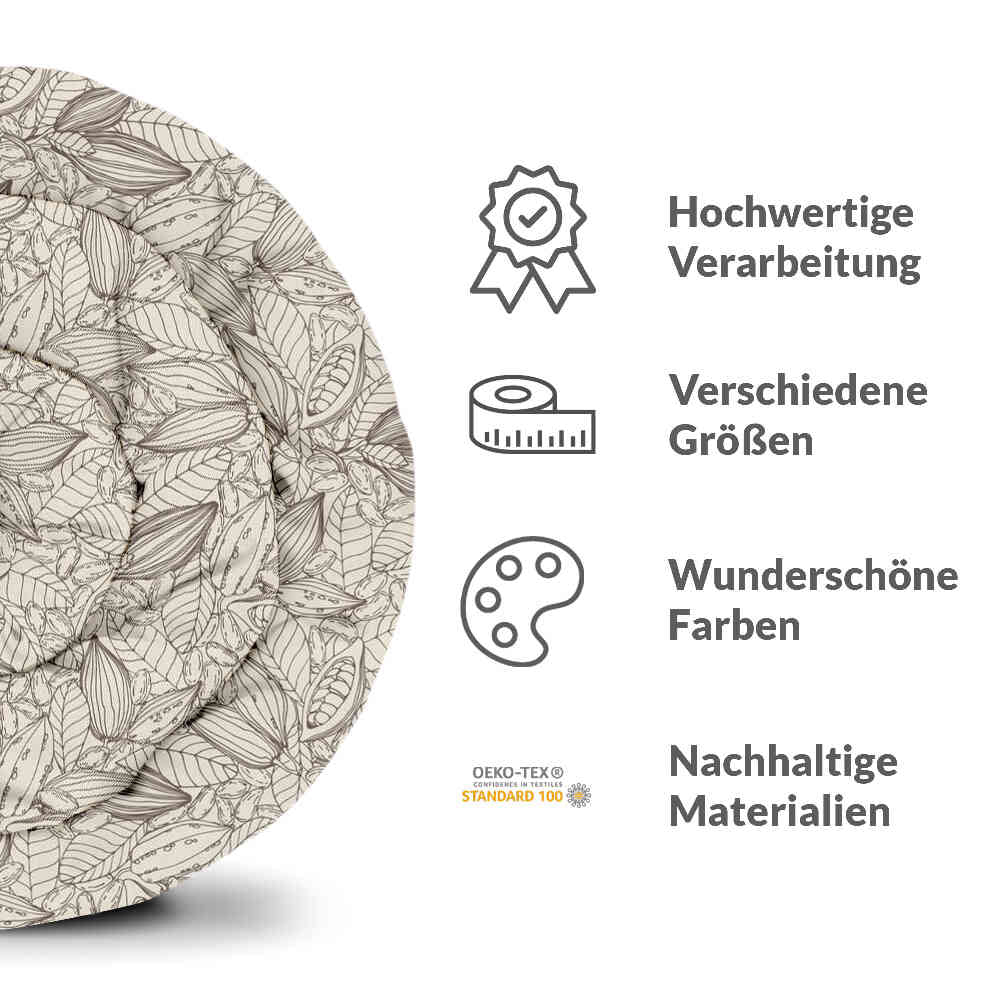 Therapiedekens Beddengoed Set Cacaoplant