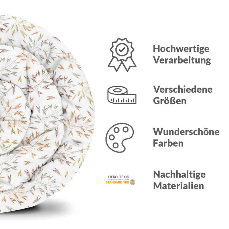 Therapiedekens beddengoedset met delicate kleurrijke takken