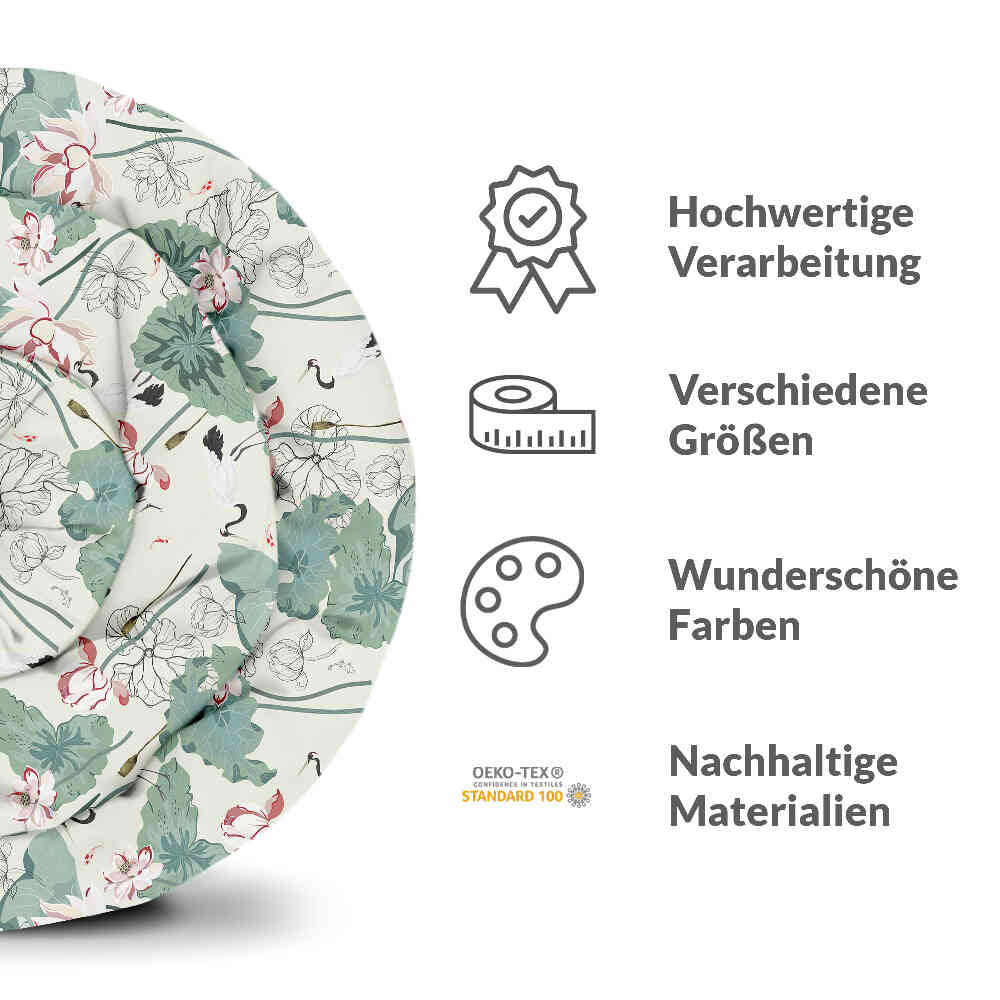 Original Therapiedecke - Baumwoll Bettwäsche Set Seerose