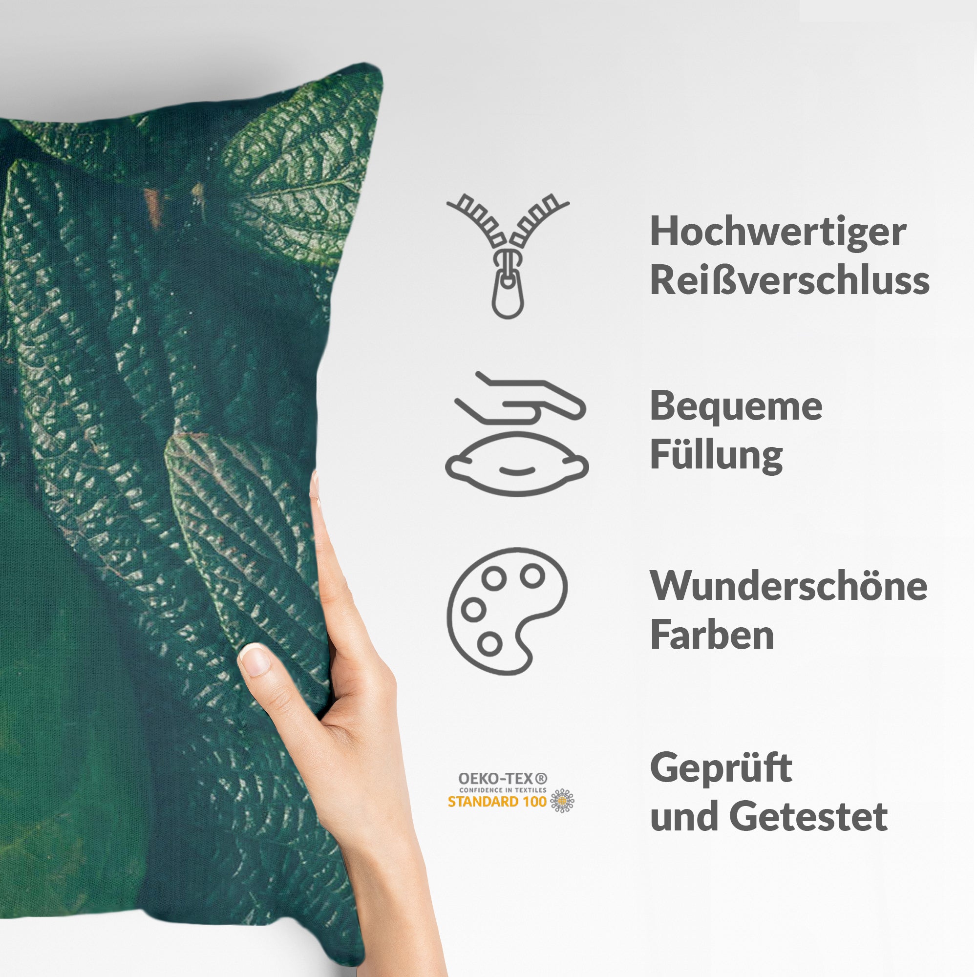 Gesundheitskissen Grüne Blätter