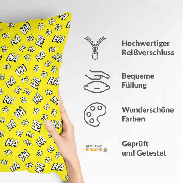 Gezondheidskussen Geel Ha Ha