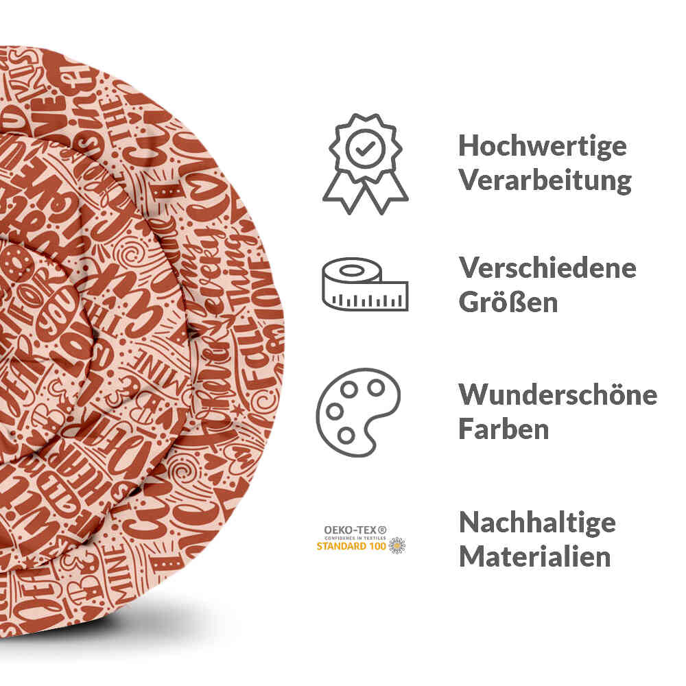 Original Therapiedecke - Baumwollbezug Be Mine