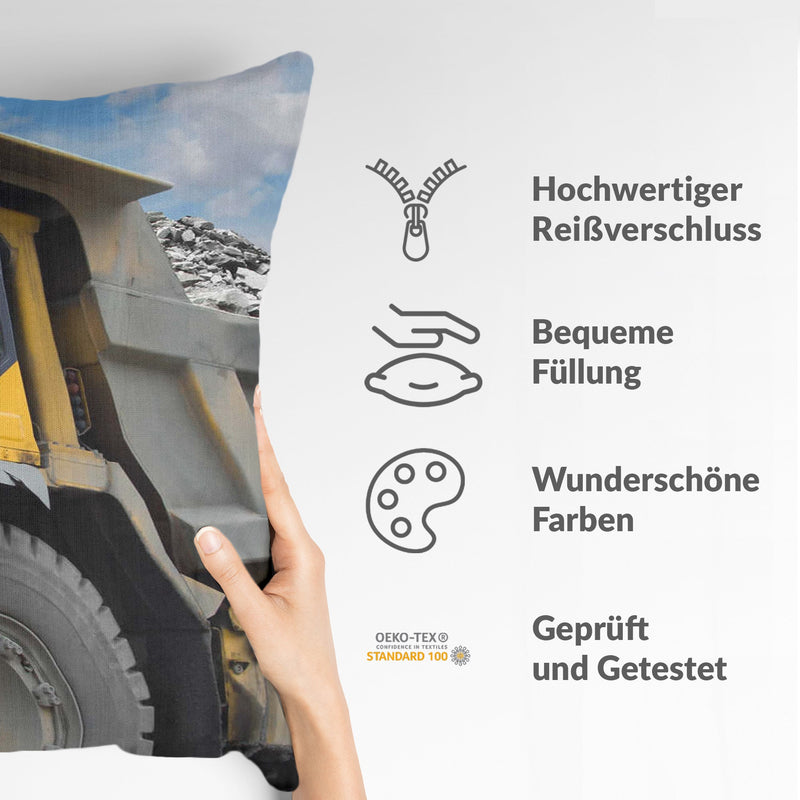 Gezondheidskussen Gele Vrachtwagen