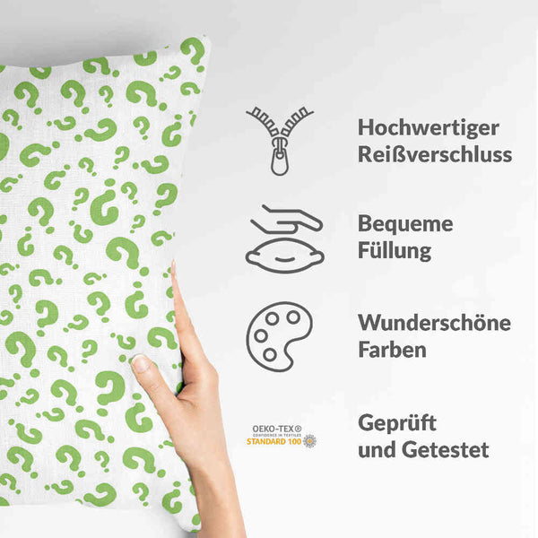 Gezondheidskussen Groene Vraagtekens