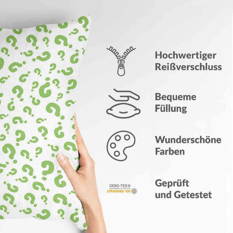 Gezondheidskussen Groene Vraagtekens