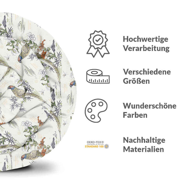 Therapiedekens katoenen hoes Paradijsvogel