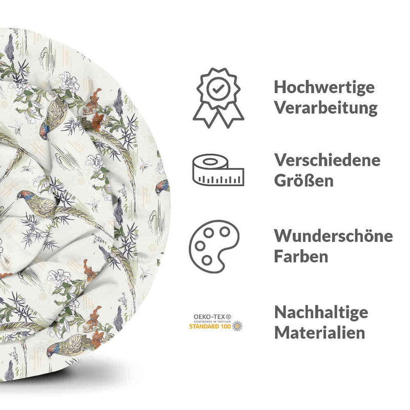 Therapiedekens katoenen hoes Paradijsvogel