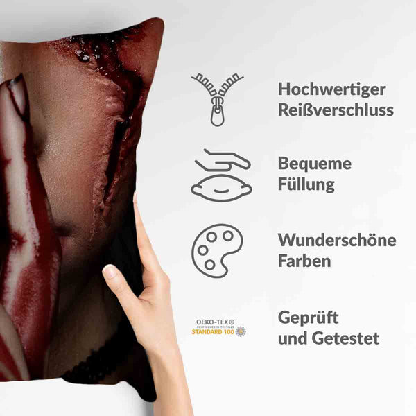 Gezondheidskussen Halloween Gezicht