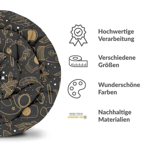 Therapiedekens Beddengoed Set Zwart Magie