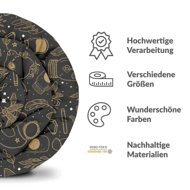 Therapiedekens Beddengoed Set Zwart Magie