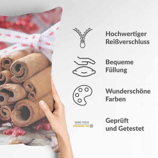 Gezondheidskussen met kaneelstokjes