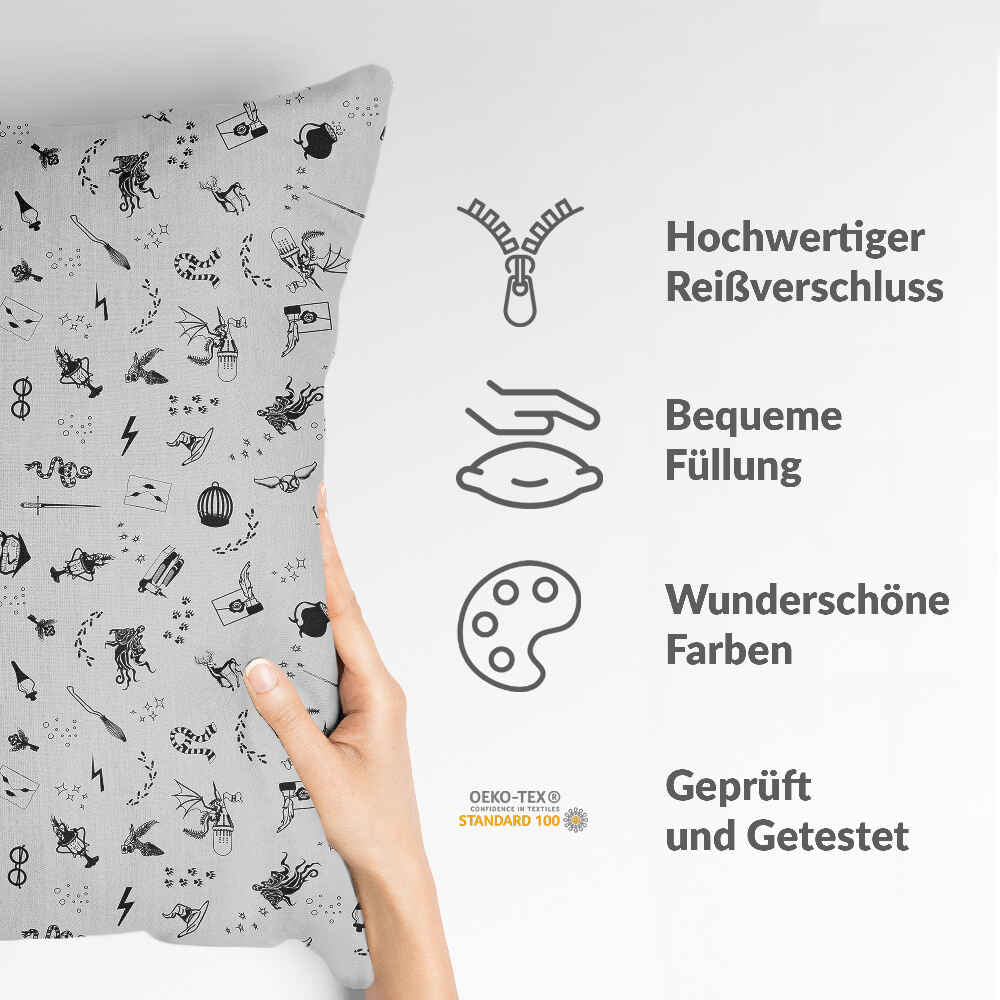 Gezondheidskussen Grijs Toverij