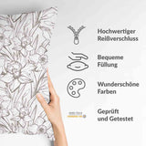 Gezondheidskussen met narcissen