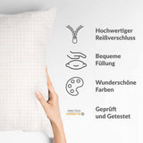Gezondheidskussen Licht Geruit