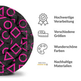Therapiedekens katoenen hoes roze Dalgona vormen