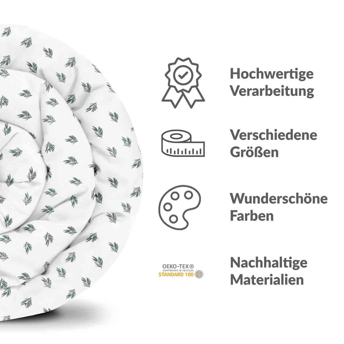Original Therapiedecke - Baumwollbezug Mistelzweige