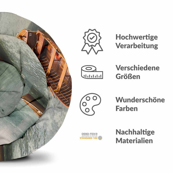 Therapiedekens beddengoedset meer met boten