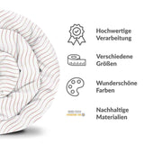 Therapiedecken beddengoed set roze golven