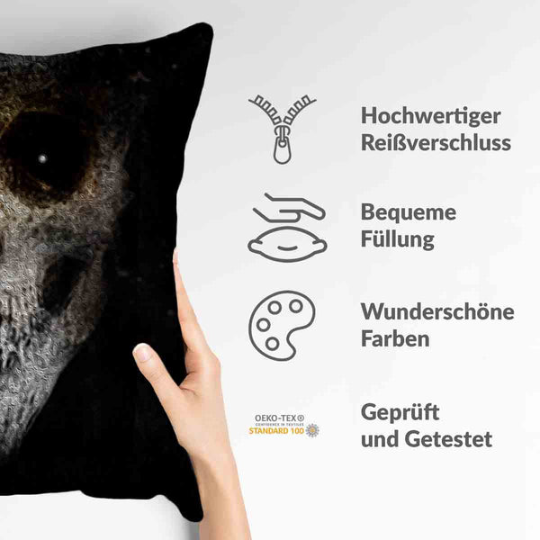 Gezondheidskussen Zwart Griezel