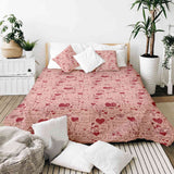Therapiedekens katoenen hoes roze Ik hou van jou