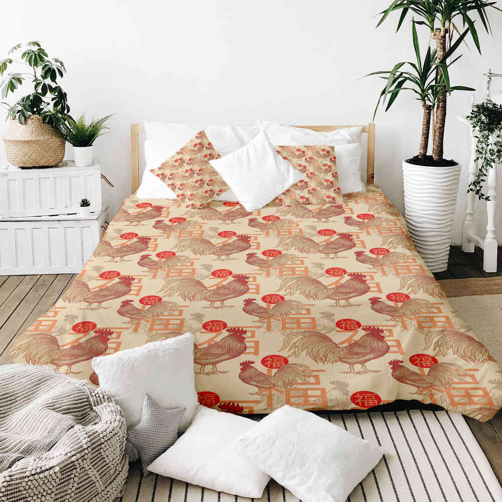 Therapiedekens beddengoed set Chinese haan