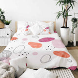 Therapie dekens katoenen hoes abstracte cirkels
