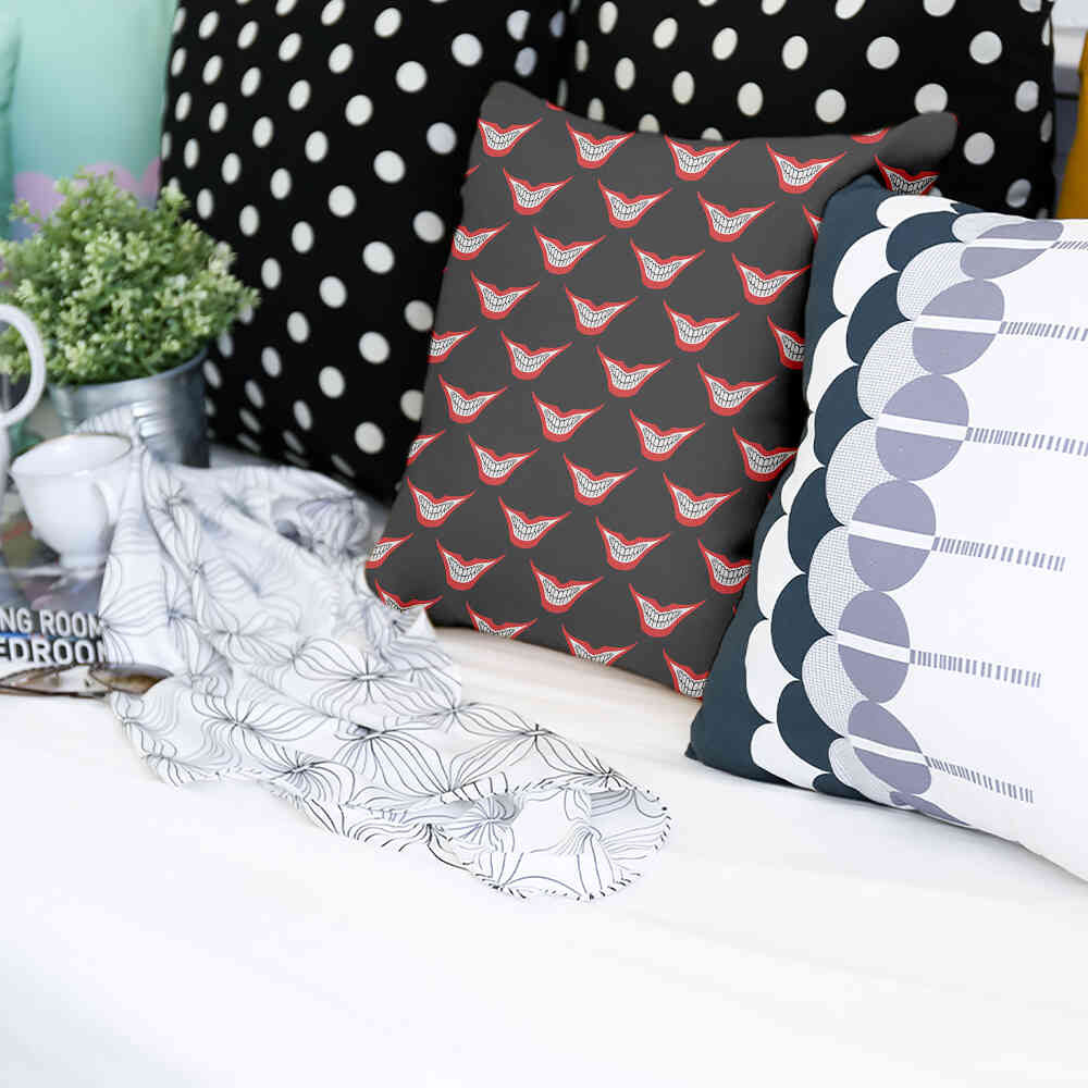 Gezondheidskussen Grijnzende Mond