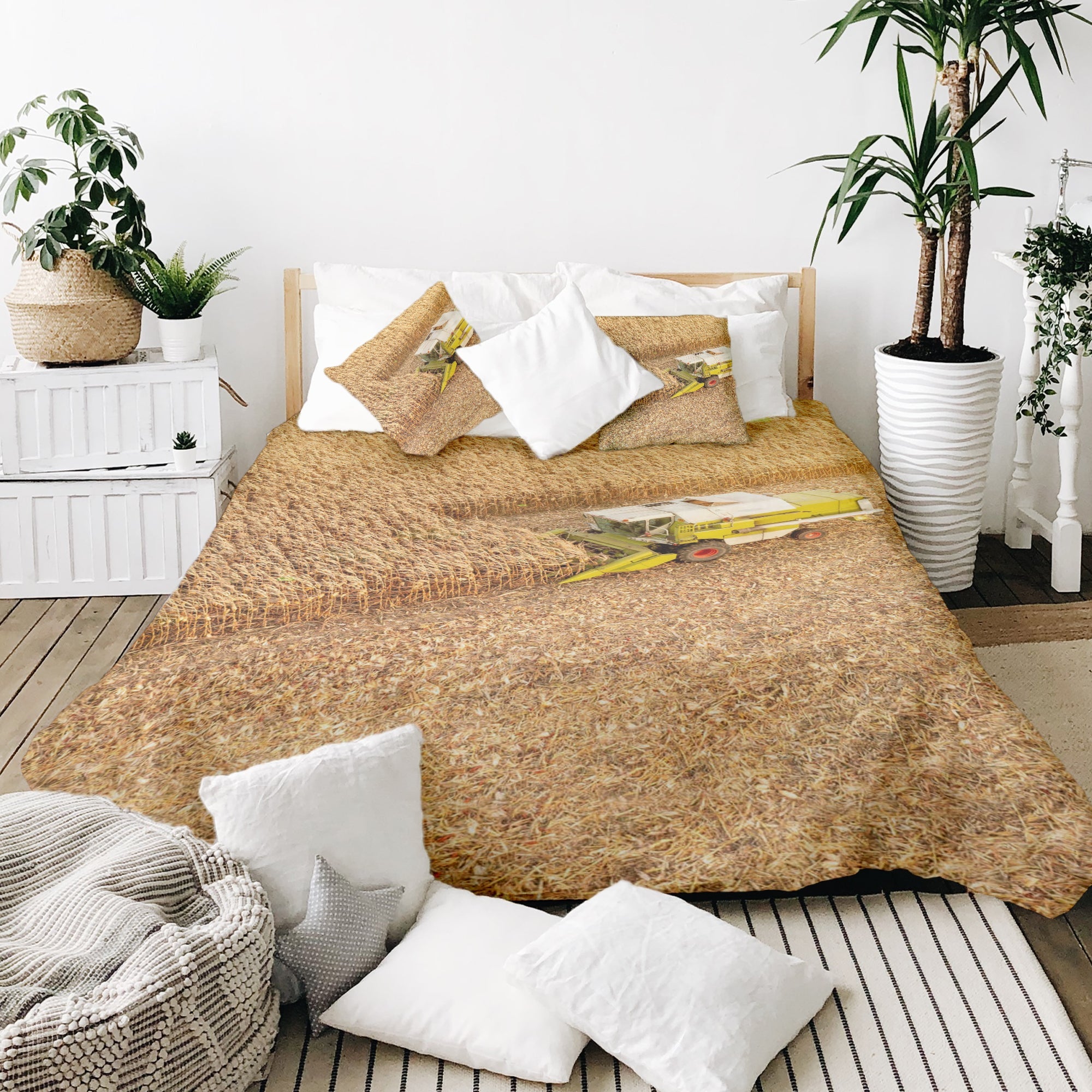 Therapiedekens Beddengoed Set Trekker op Veld