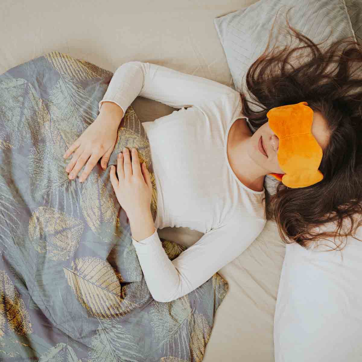 Therapiedekens beddengoed set herfstig bladmotief