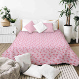 Therapiedekens katoenen hoes roze rode harten