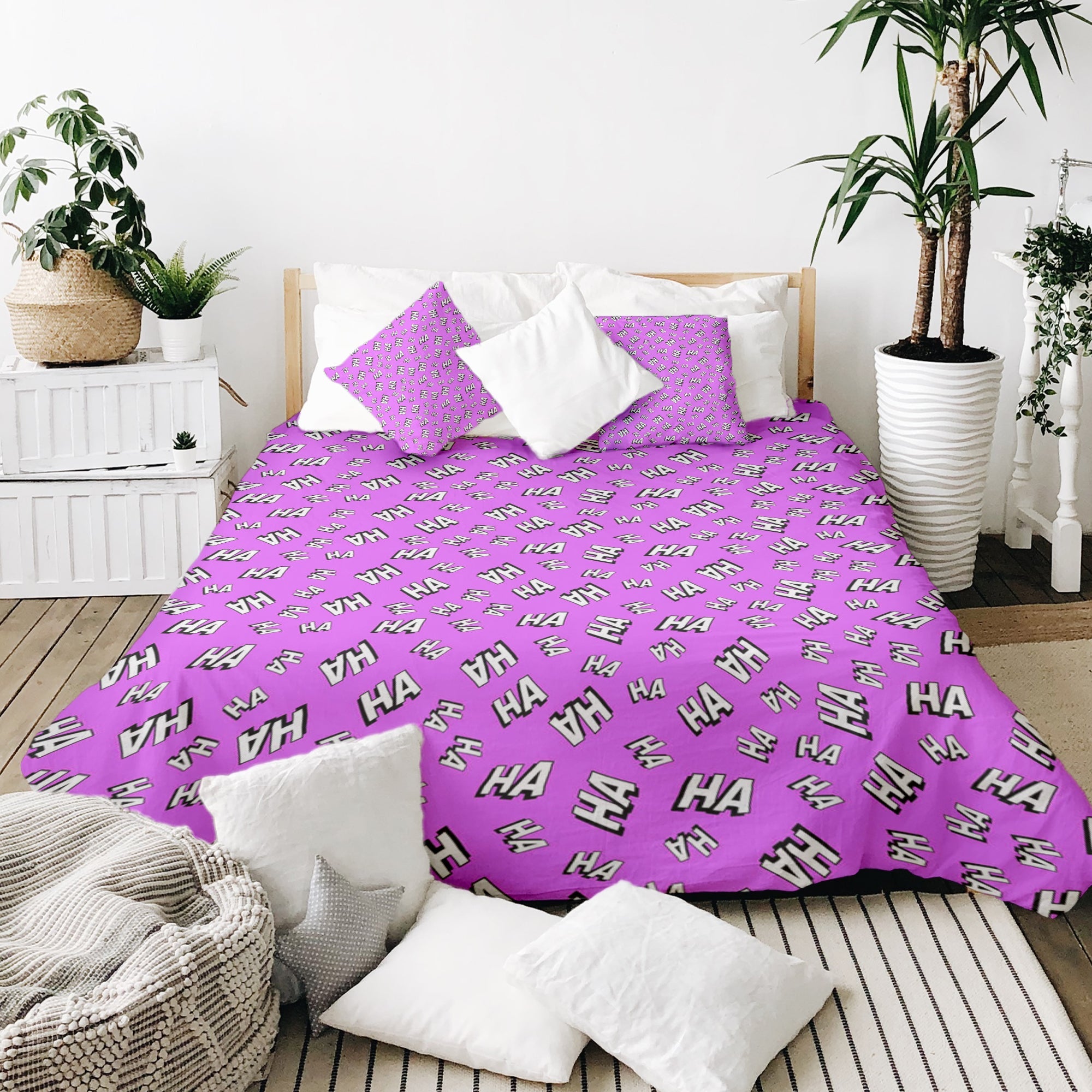 Therapiedecken beddengoed set Ha Ha Ha