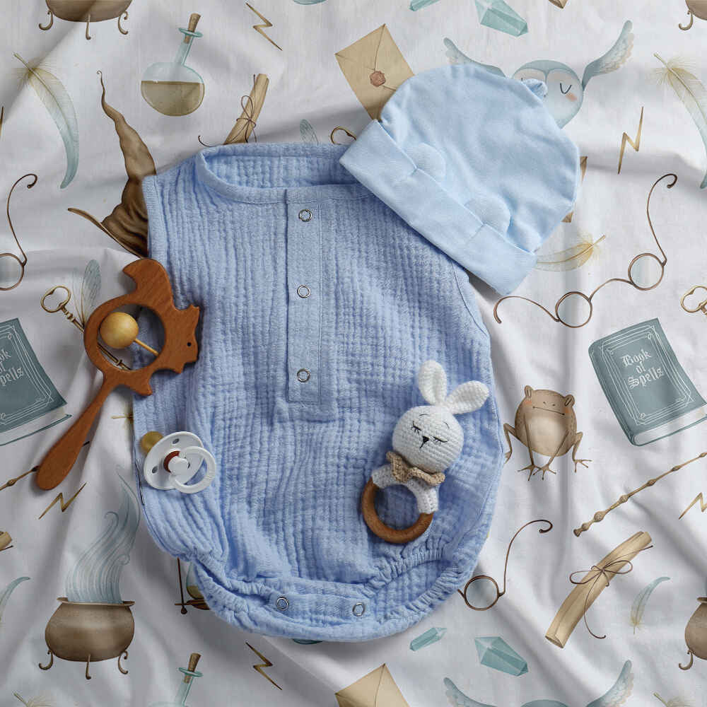 Original Therapiedecke - Baumwollbezug Weiß Magische Dinge