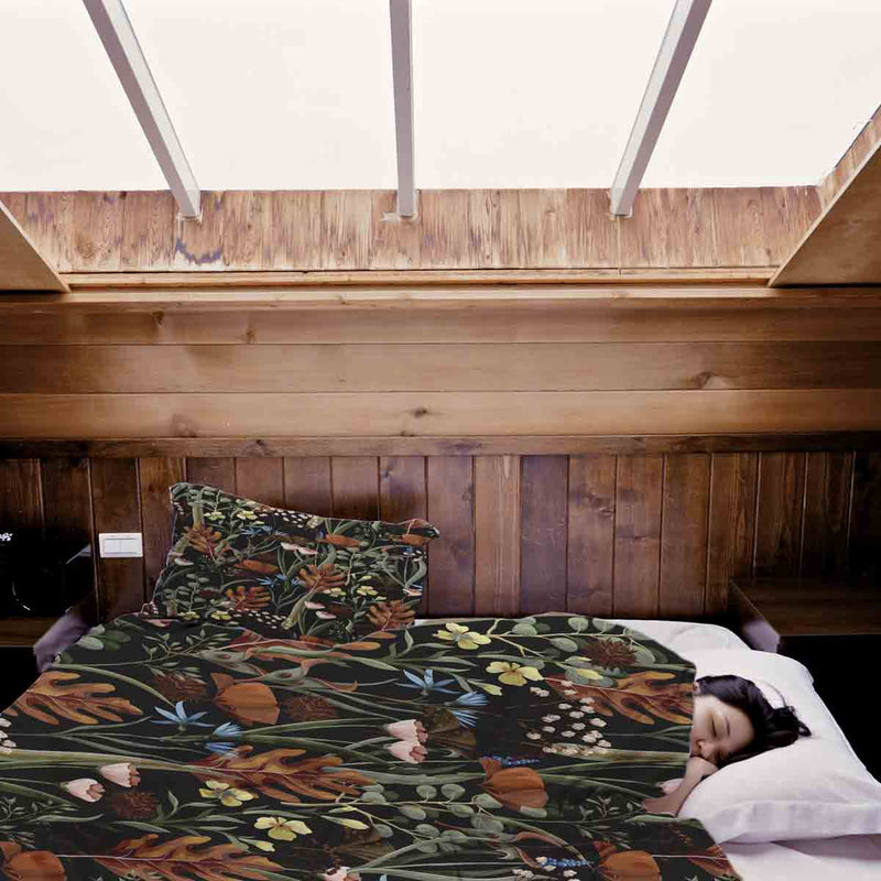 Therapie dekens katoenen hoes herfstweide