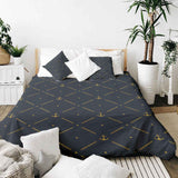 Therapiedekens katoenen hoes blauw met anker