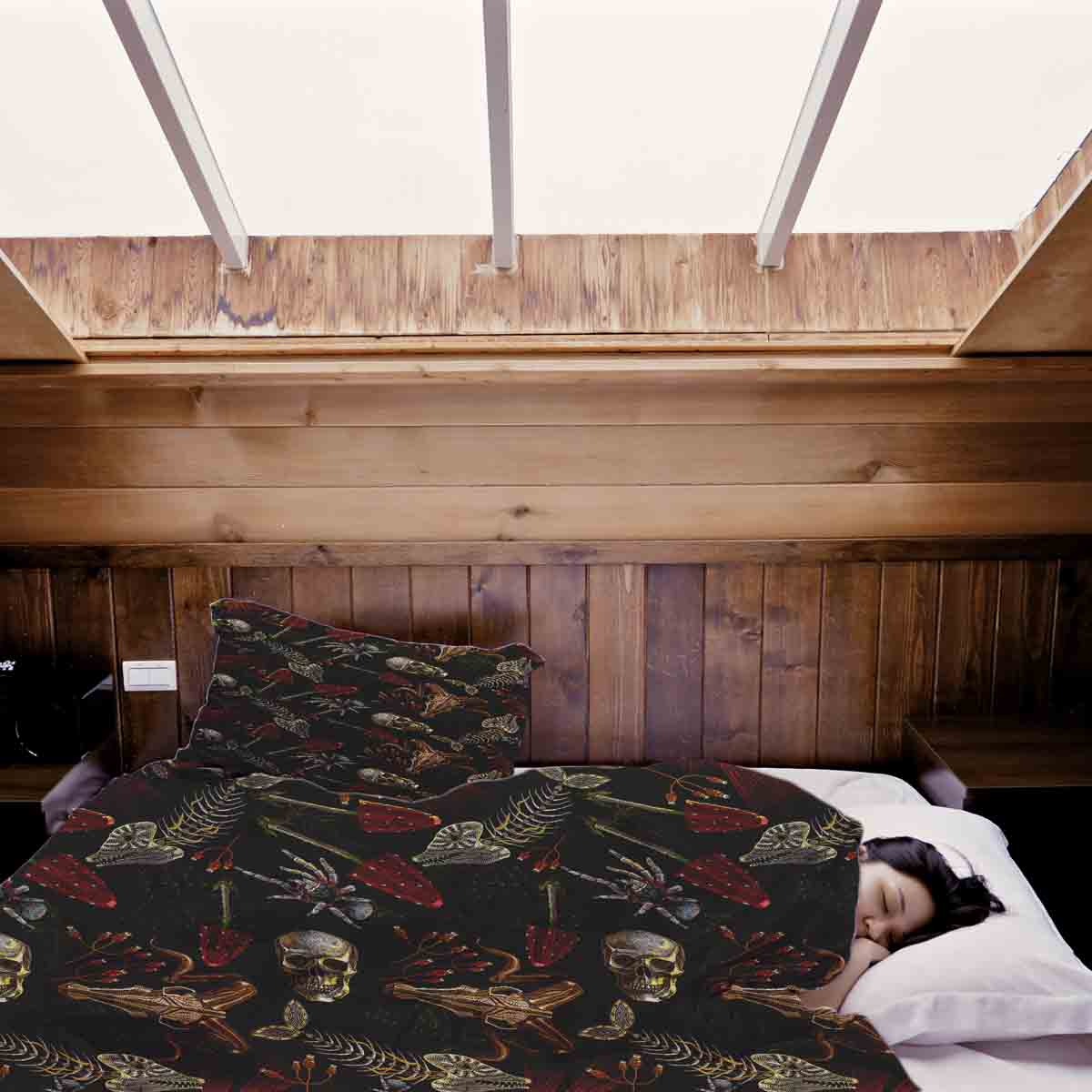 Therapiedekens Beddengoed Set Halloween Skelet